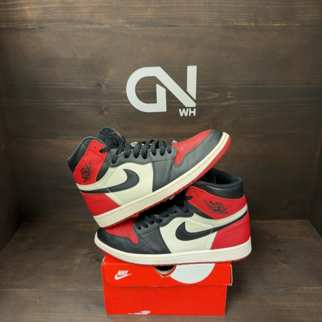 Jordan 1 Retro High Bred Toe Size 11 (Pre-Owned) - Image 1