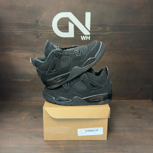 Jordan 4 Retro Black Cat (2020) (GS) Size 5.5Y (Pre-Owned) - Image 1