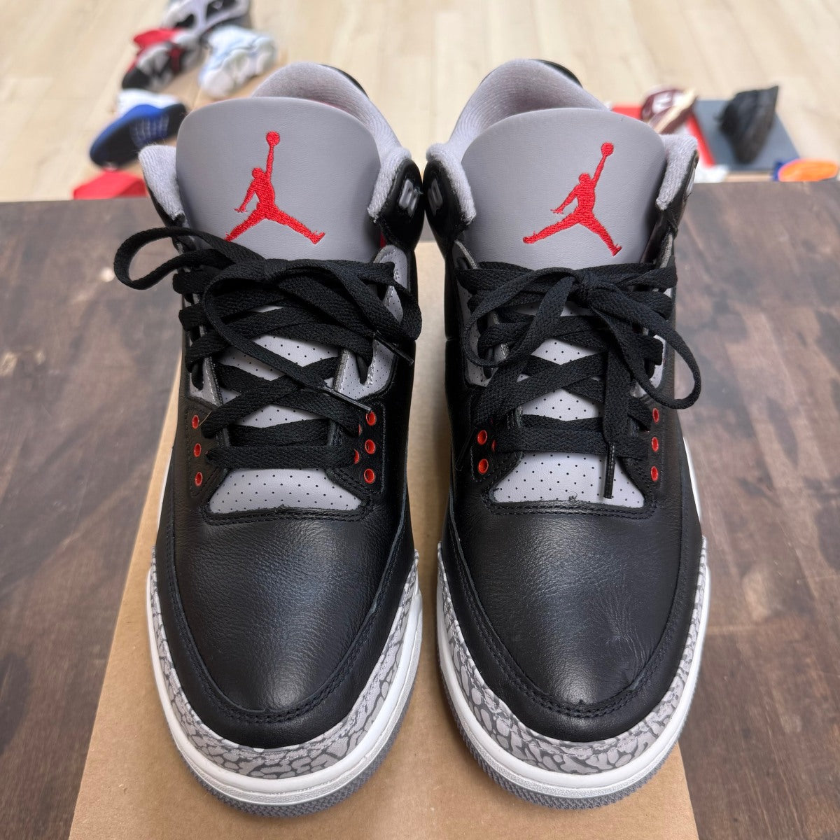 Jordan 3 Retro OG Black Cement (2024) Size 12 (Pre-Owned) - Image 5