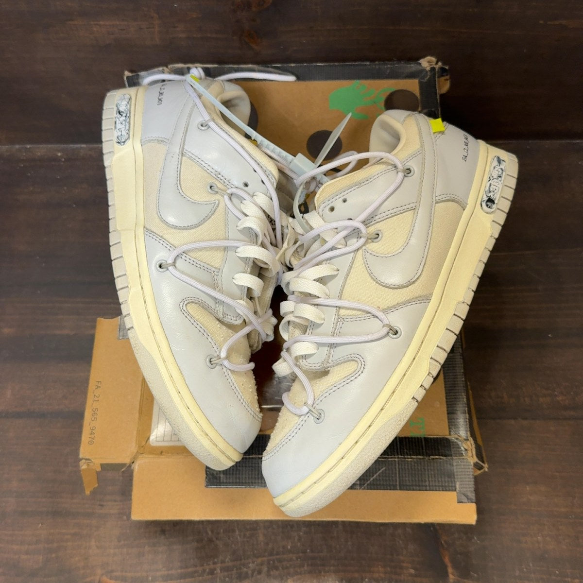 Nike Dunk Low Off-White Lot 49 Size 10 (Pre-Owned) - Image 2