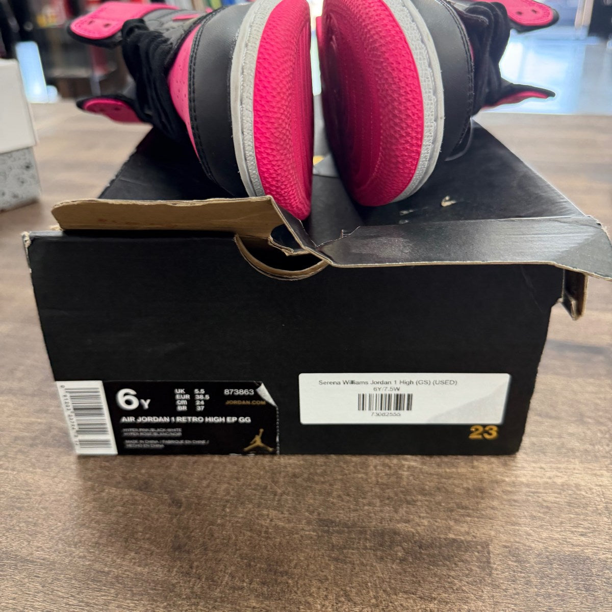 Jordan 1 Retro Serena Williams Hyper Pink (GS) - Image 6