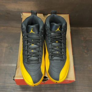 Jordan 12 Retro Black University Gold Size 10.5 (Pre-Owned) - tag