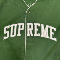 Supreme Timberland Baseball Jersey Green (USED)