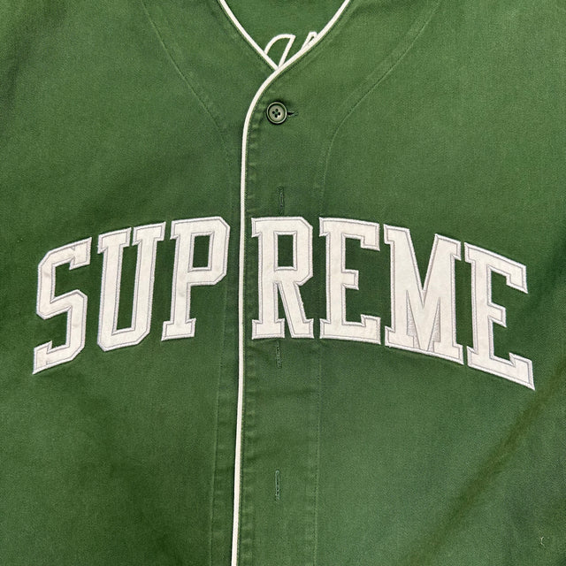 Supreme Timberland Baseball Jersey Green (USED)