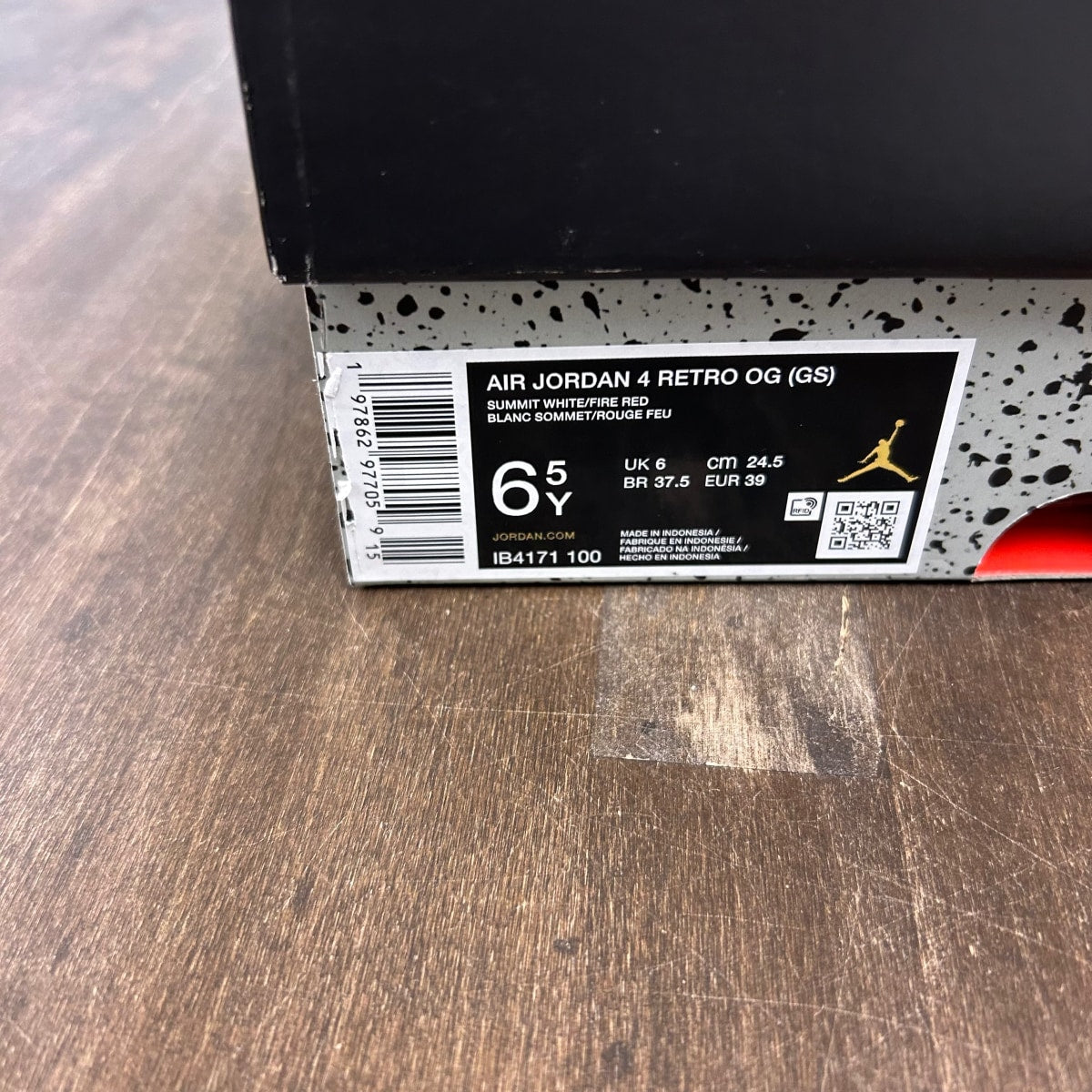 Jordan 4 Retro White Cement (2025) (GS) - Image 6