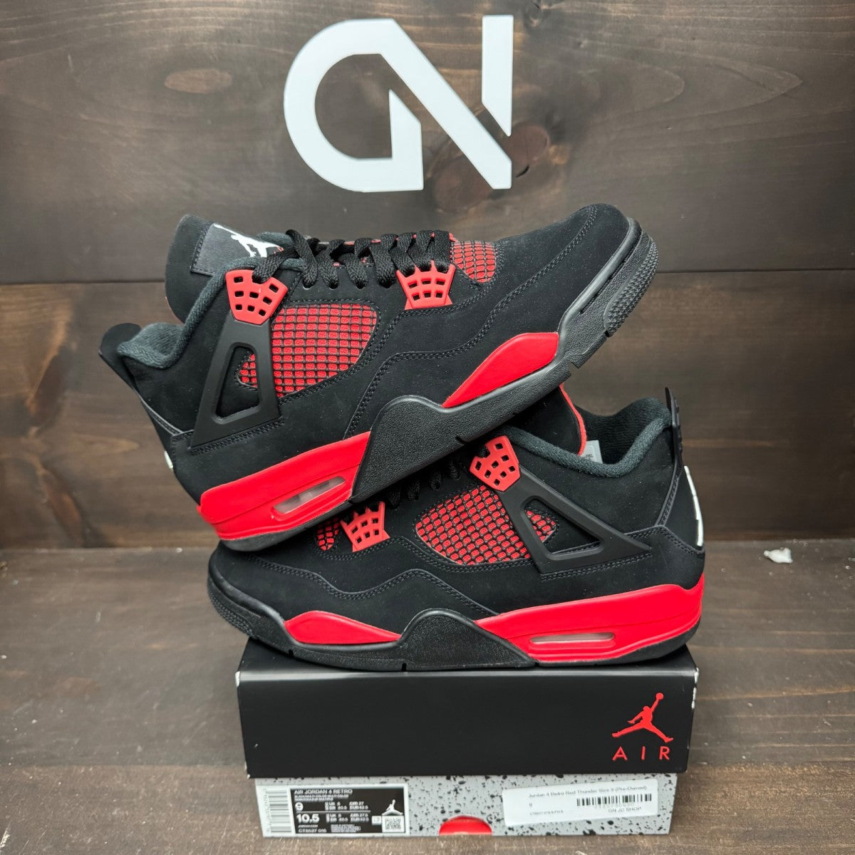 Jordan 4 Retro Red Thunder - Image 1