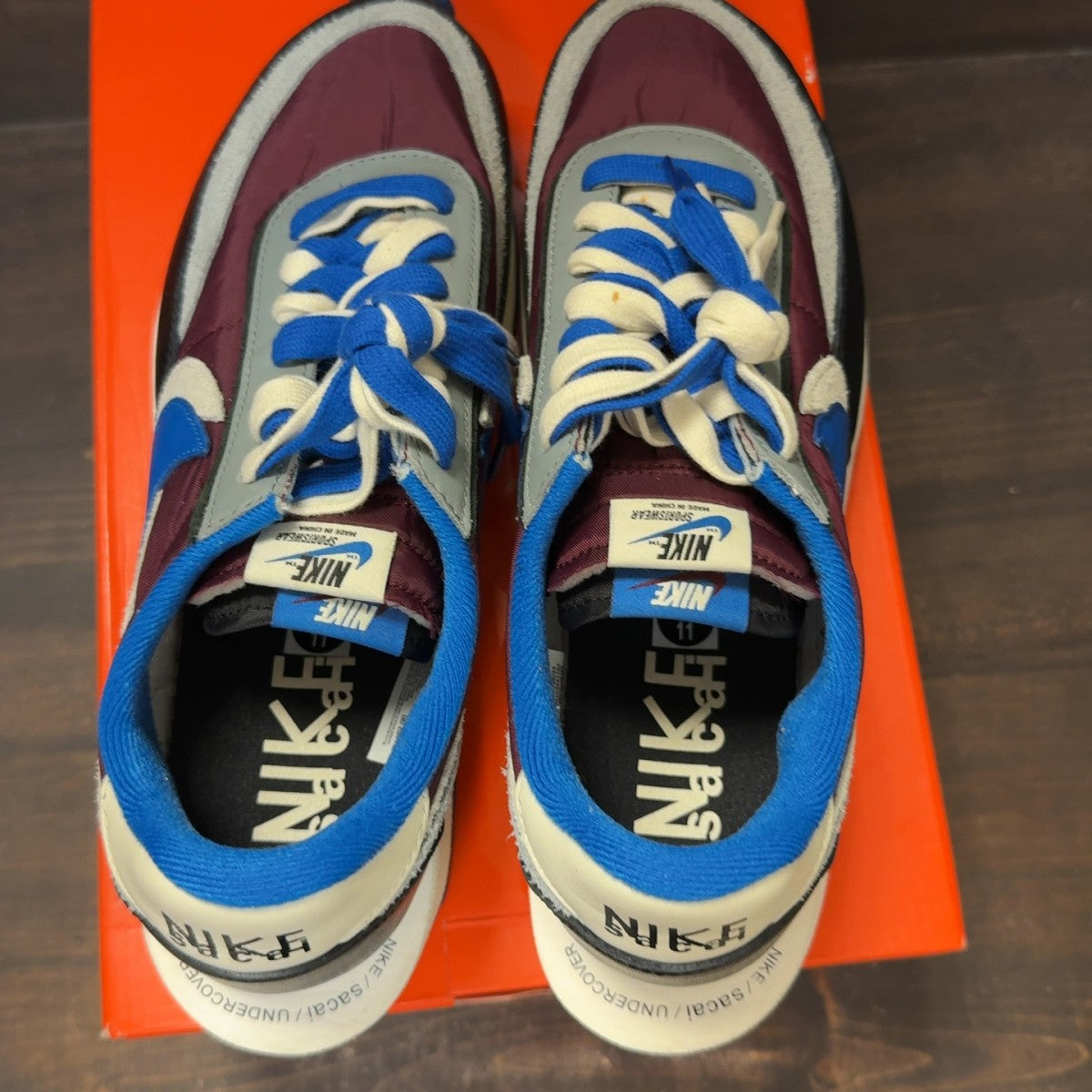 Nike LD Waffle sacai Undercover Night Maroon Team Royal - Image 5