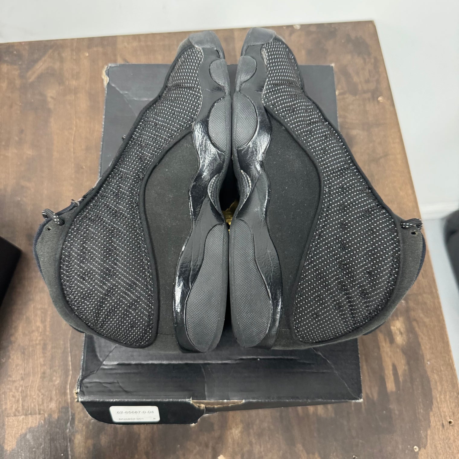 Black Cat Jordan 13 (GS) (USED, Replacement Box)