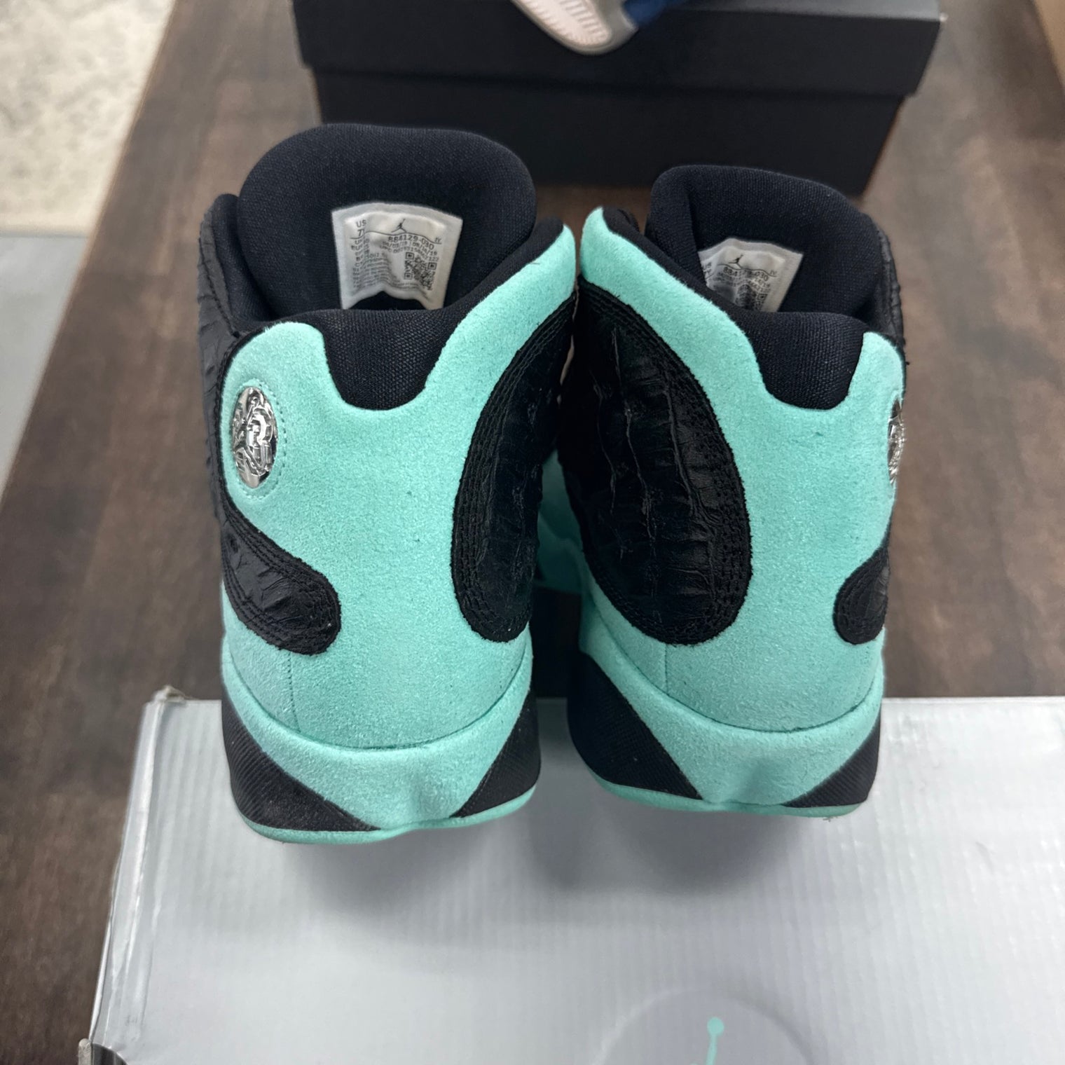 (GS) Island Green Silver Jordan 13 (USED)