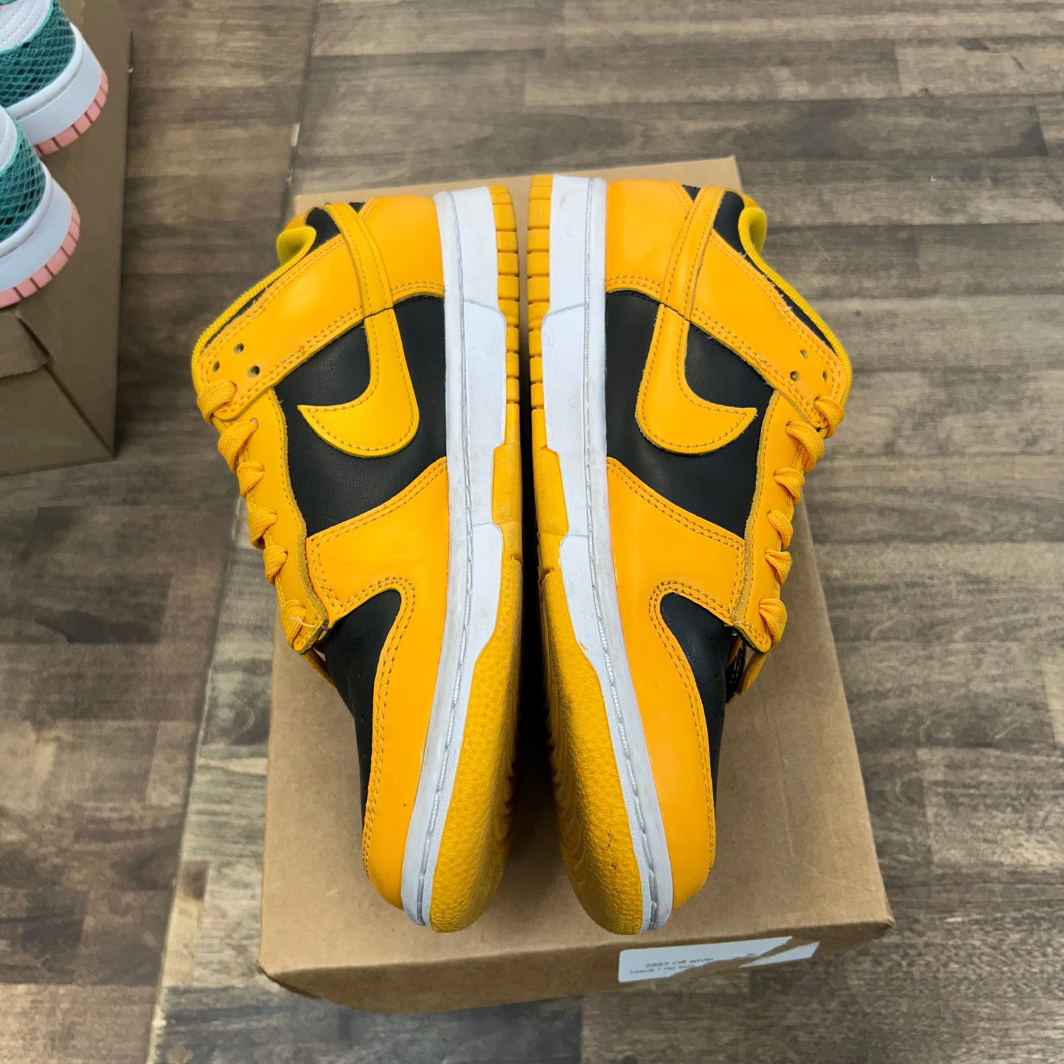 Championship Goldenrod Nike Dunk Low (USED, No Box)