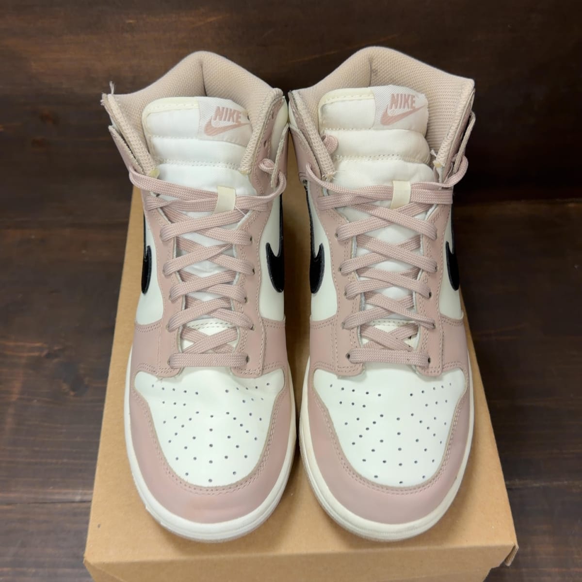 Nike Dunk High Fossil Stone (Women's) Size 8.5W (Pre-Owned) - tag