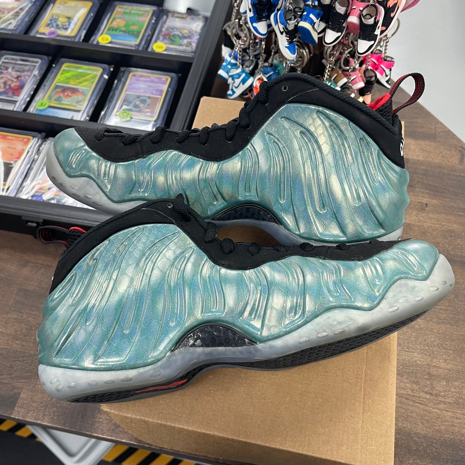 Gone Fishing Nike Foamposite (USED,No Box)