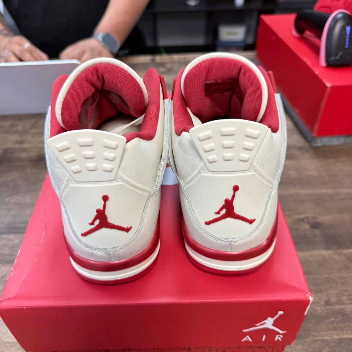Jordan 4 Retro Valentine's Day Sierra Red (Women's) - Image 4