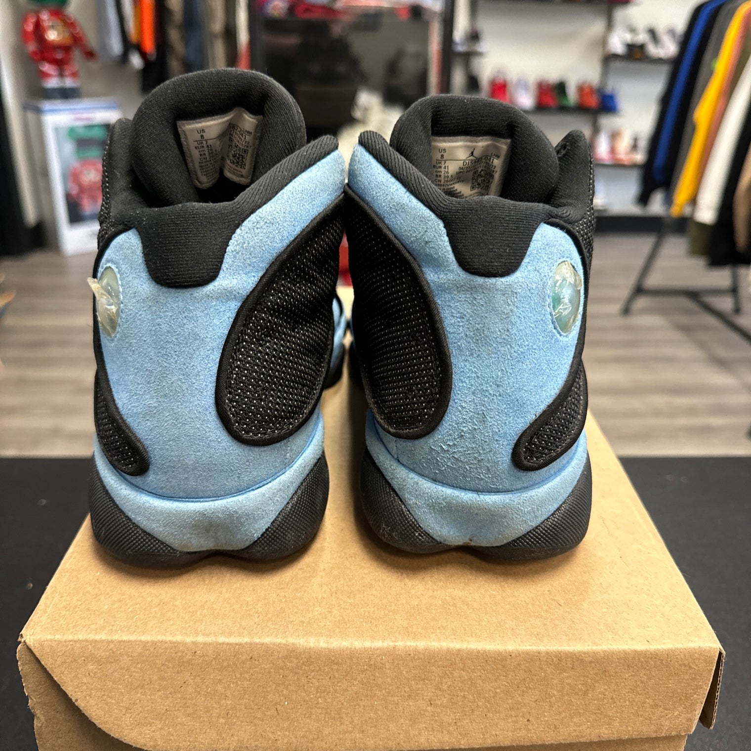 University Blue Jordan 13 (USED, no box)