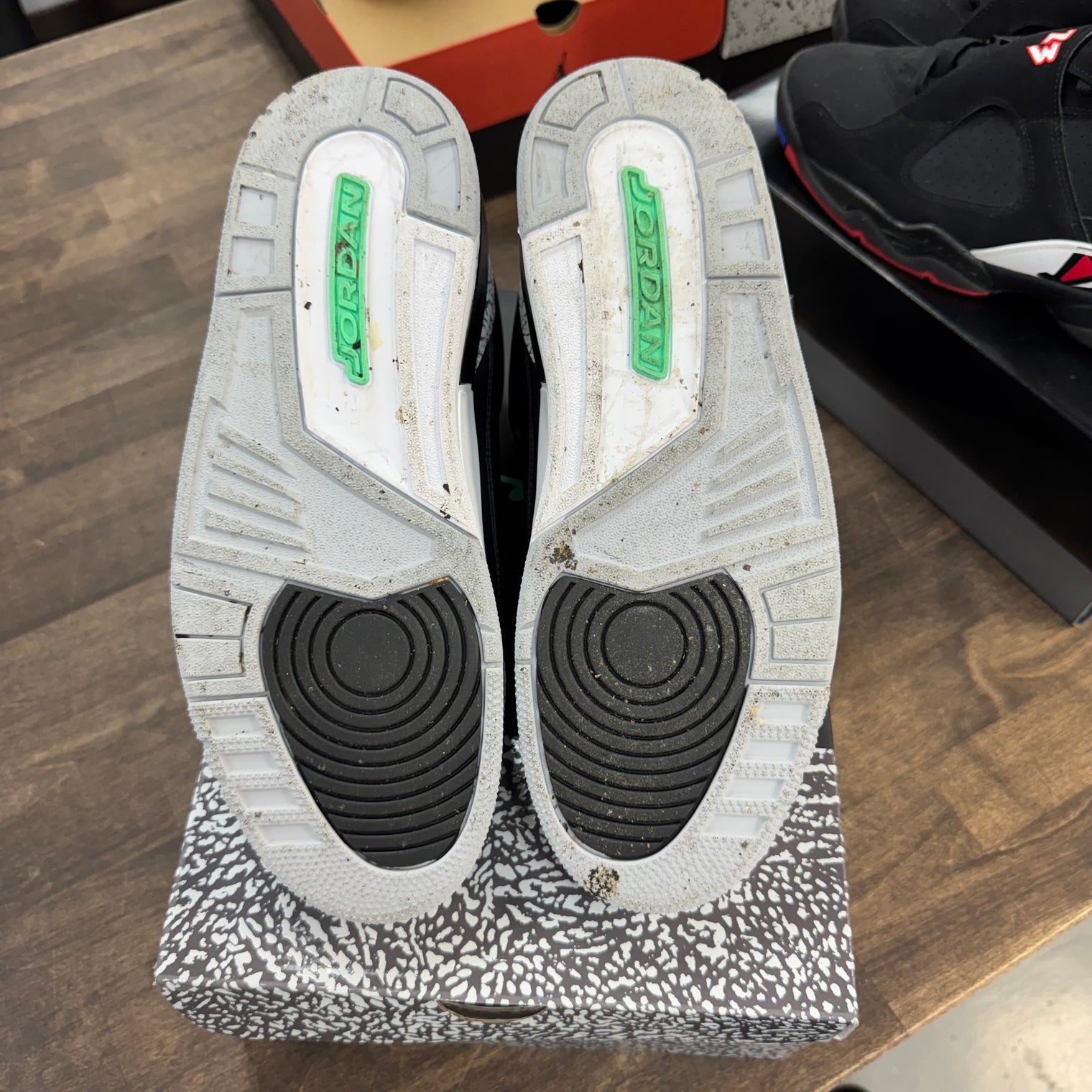 Green Glow Jordan 3 Retro (USED)