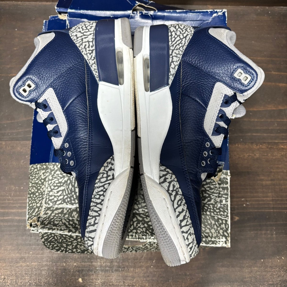 Jordan 3 Retro Georgetown (2021) Size 12 (Pre-Owned) - tag