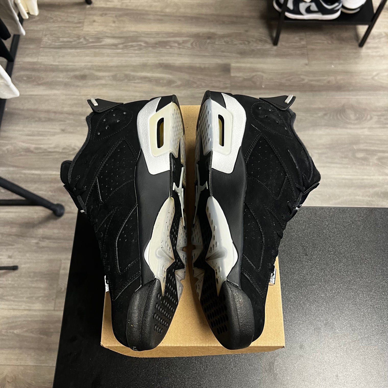 Chrome Jordan 6 Low (USED, no box)