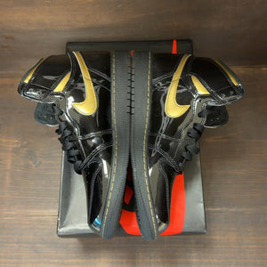 Jordan 1 Retro High Black Metallic Gold (2020) (GS) - Image 4