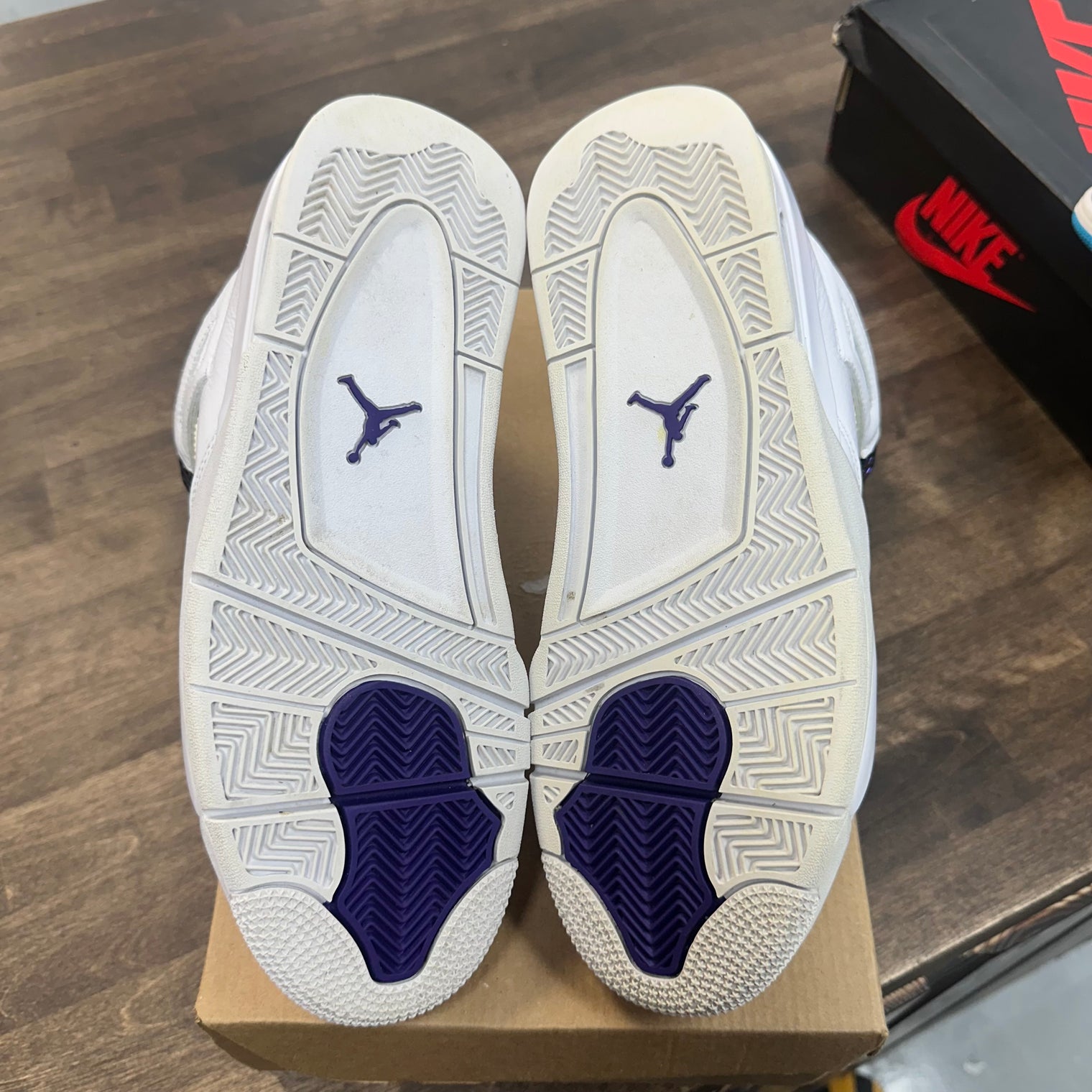 Metallic Purple Jordan 4 (USED, No Box)