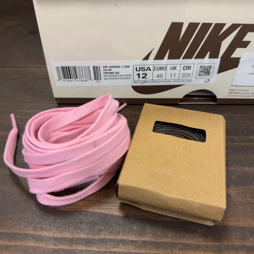 Jordan 1 Retro Low OG SP Travis Scott Velvet Brown - Image 8
