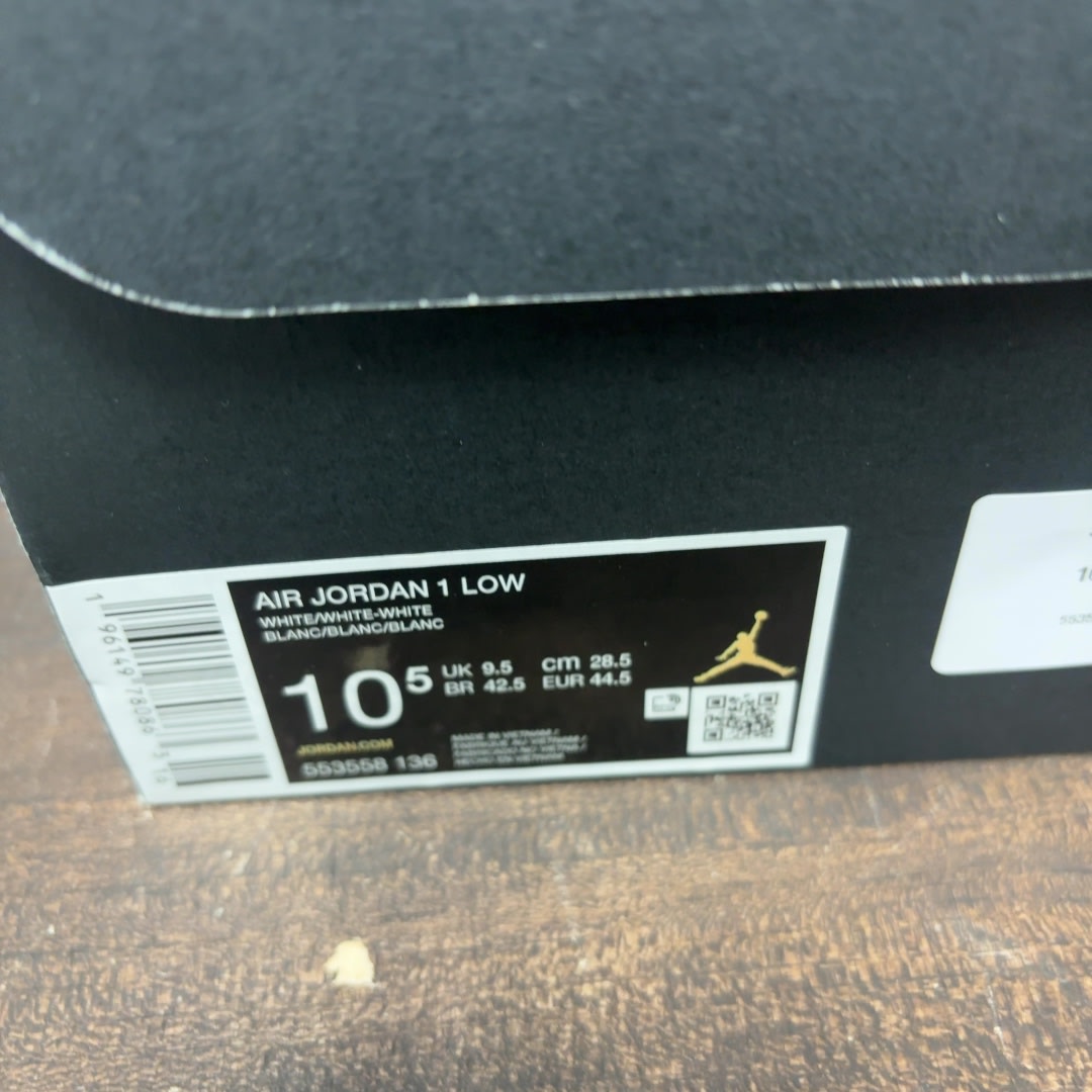Jordan 1 Low Triple White - Image 7