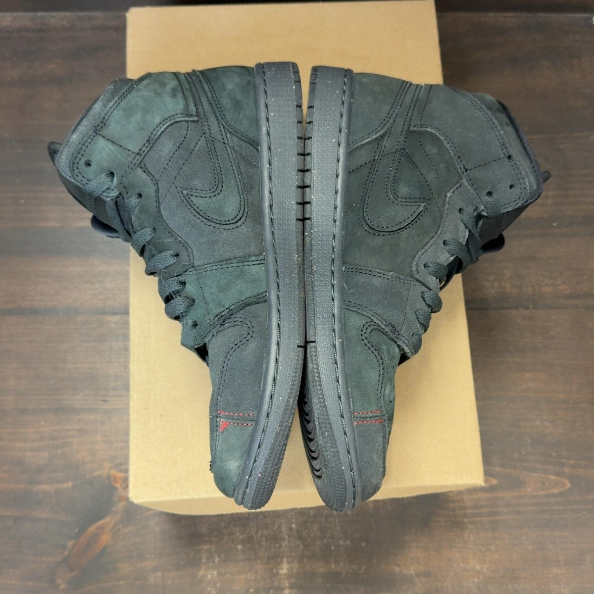 Jordan 1 Mid SE Craft Dark Smoke Red Size 8 (Pre-Owned) - Image 4