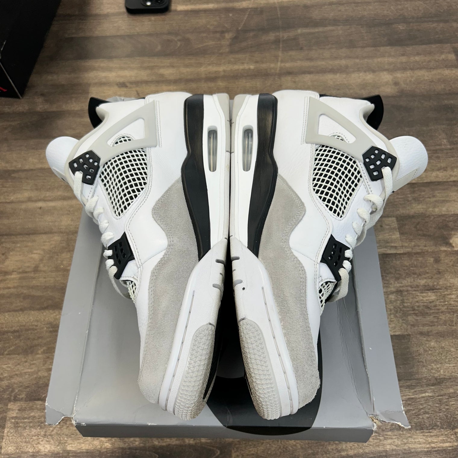 Military Black Jordan 4 Retro (USED, Replacement Box)