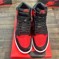 Satin Bred Jordan 1 High (W) (USED)