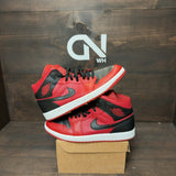 Jordan 1 Mid Reverse Bred (2021) Size 11 (Pre-Owned) - Image 1