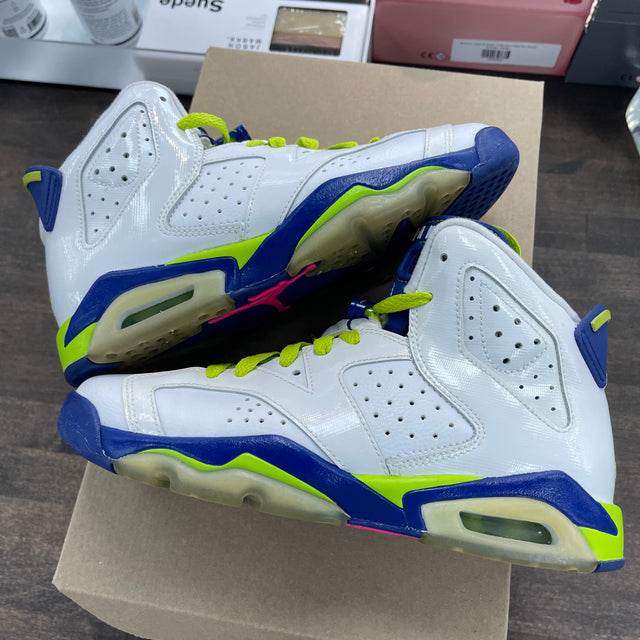 Fierce Green Jordan 6 Retro (USED, No Box)