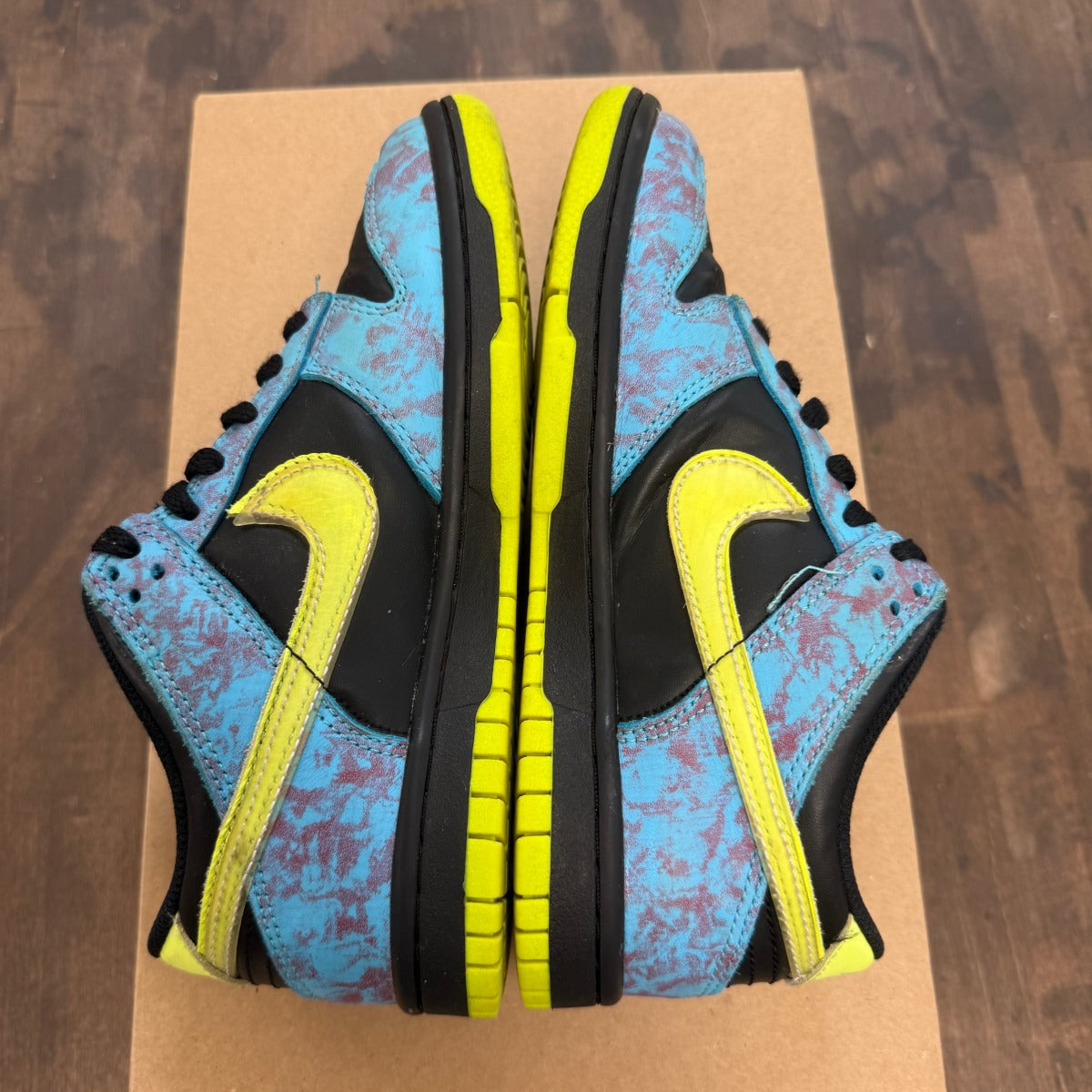 Nike Dunk Low SE Acid Wash Baltic Blue Volt (GS) Size 4.5Y (Pre-Owned) - Image 5