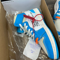 UNC Off-White Jordan 1 High (USED)