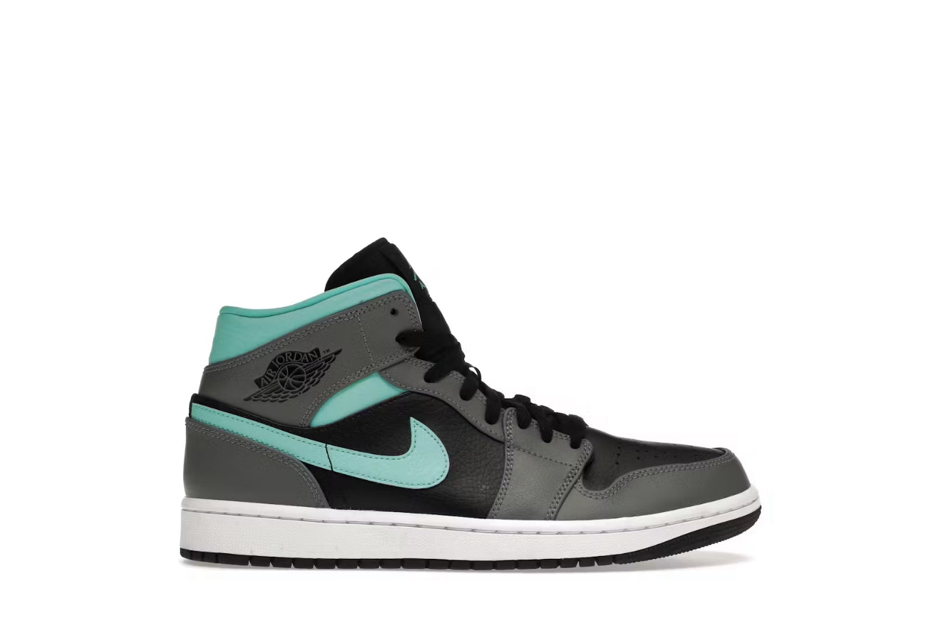 Grey Aqua Jordan 1 Mid