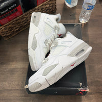 White Oreo Jordan 4 (GS) (USED)