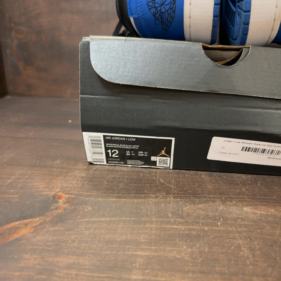 Jordan 1 Low Alternate Royal Toe - Image 8