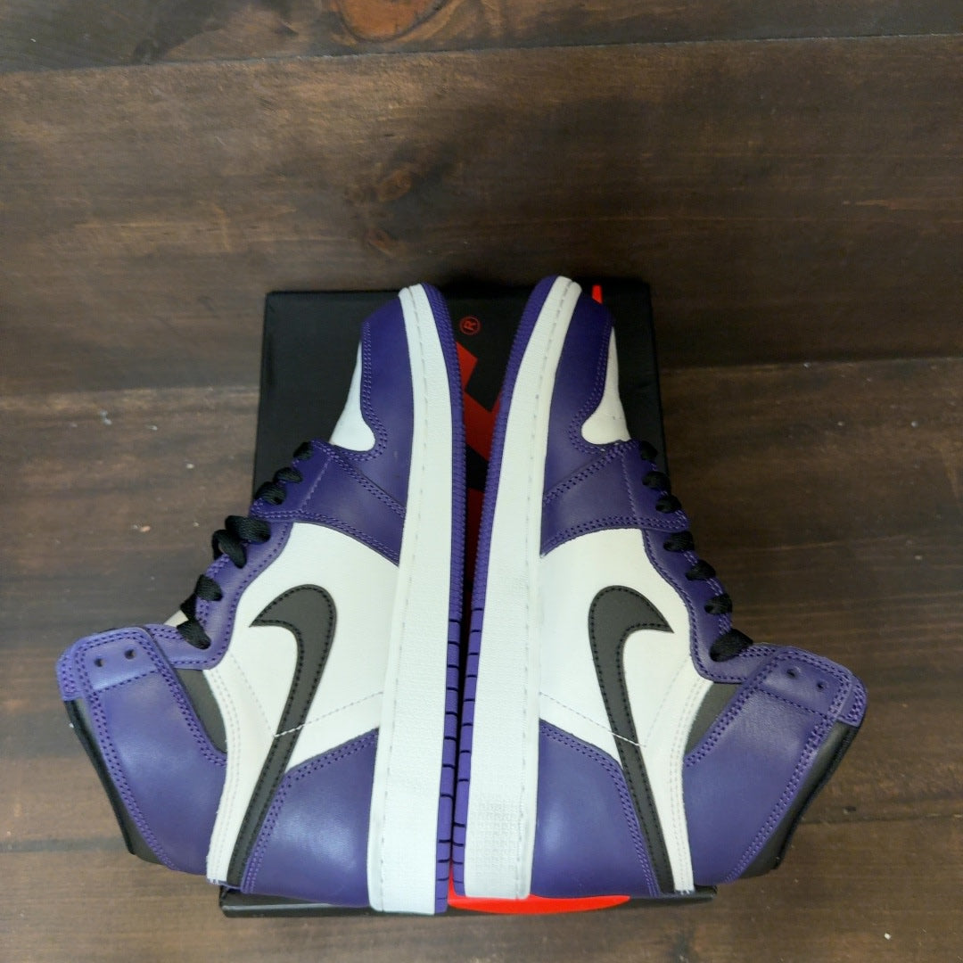 Jordan 1 Retro High Court Purple White (GS) - Image 5