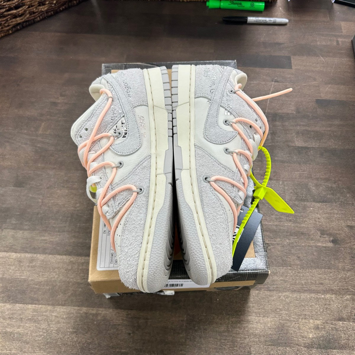 Nike Dunk Low Off-White Lot 12 - Image 3