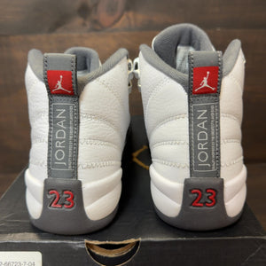 Jordan 12 Retro White Dark Grey (GS) Size 5Y (Pre-Owned)