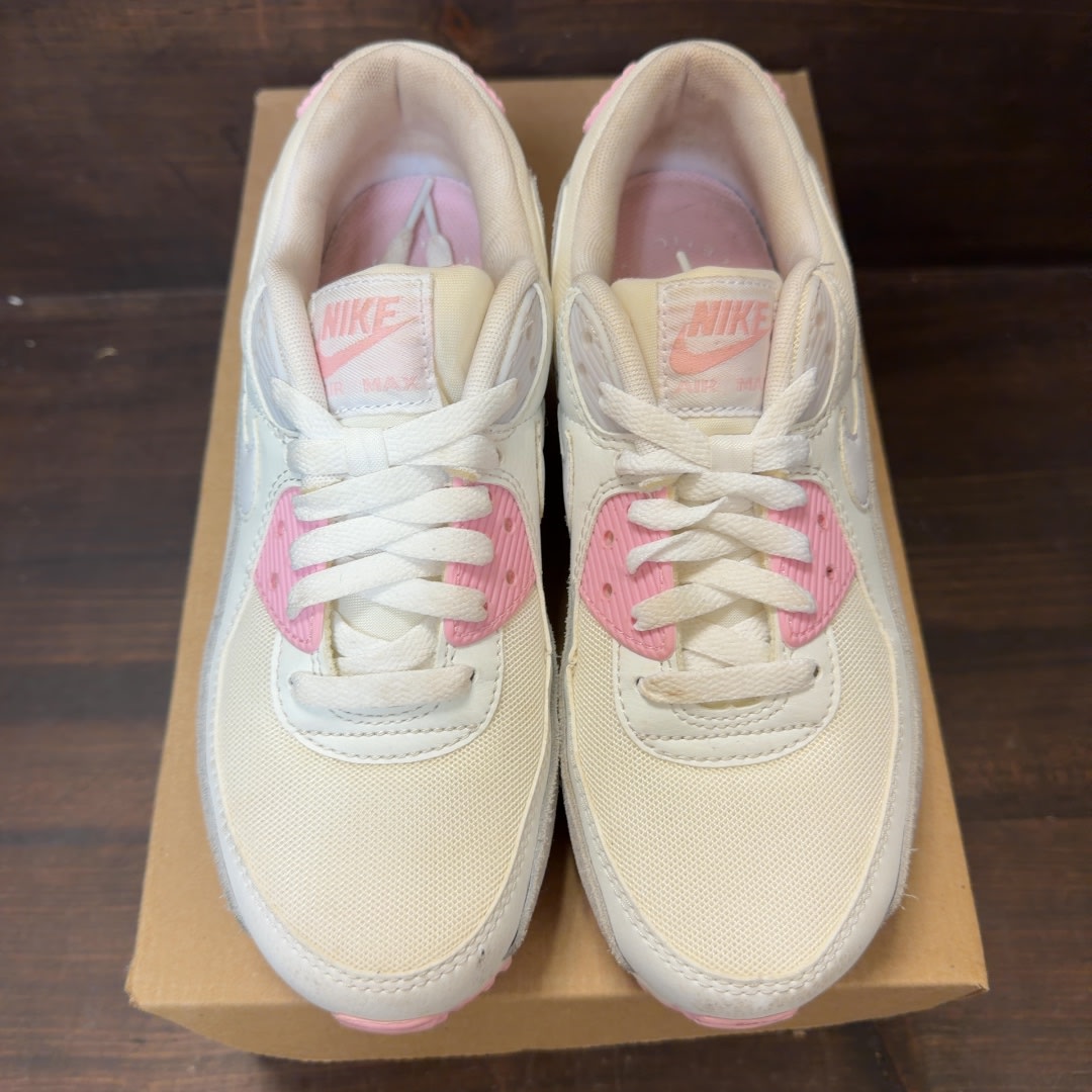 Nike Air Max 90 Athletic Department White Pink (Women's) Size 8W (Pre-Owned) - Image 3