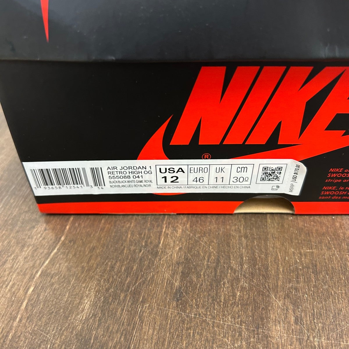Jordan 1 Retro High Royal Toe - Image 6