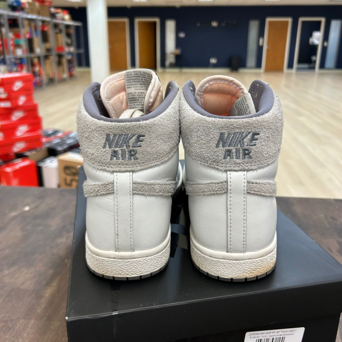Nike Jordan Air Ship PE SP Tech Grey - Image 4