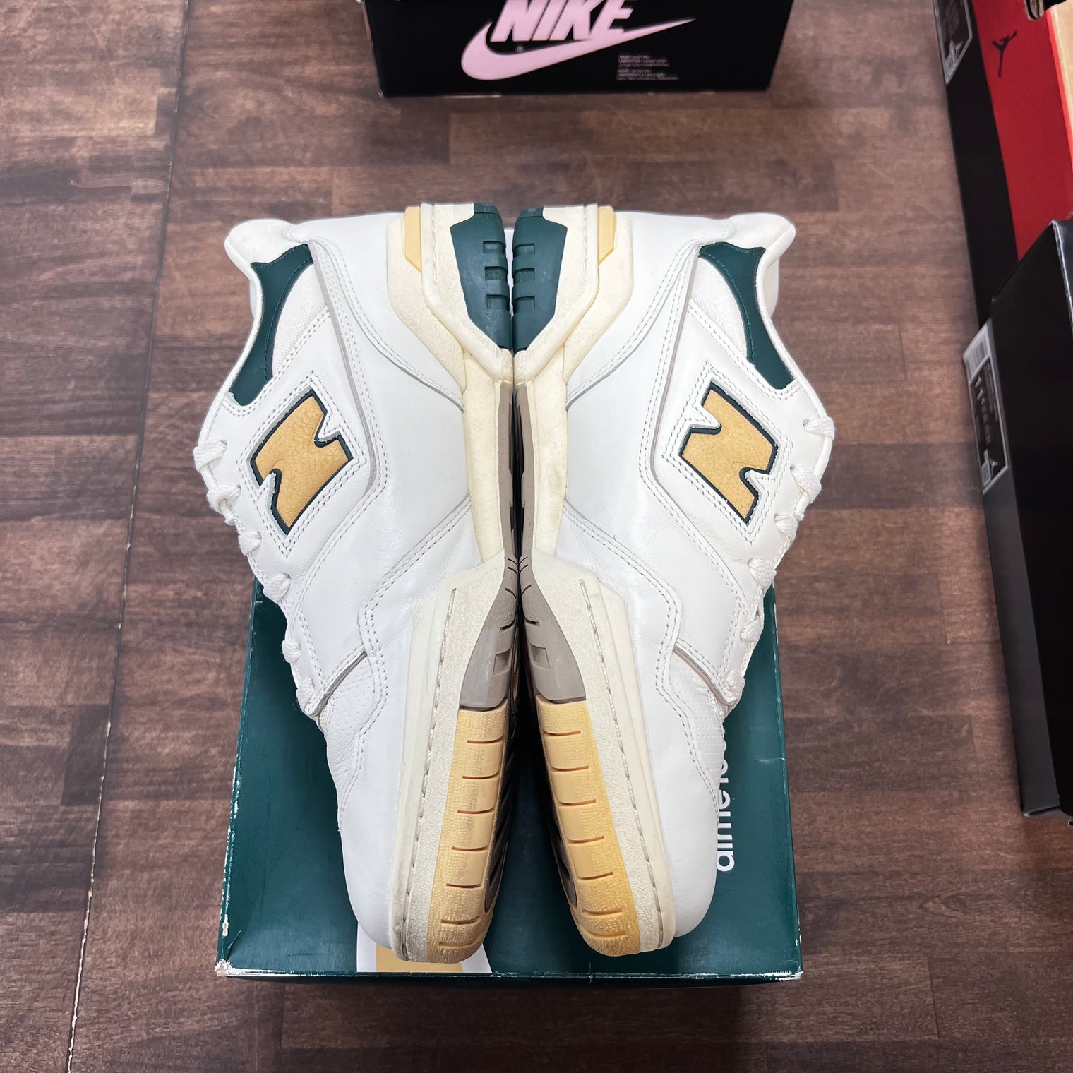 Aime Leon Dore Natural Green New Balance 550 (USED)