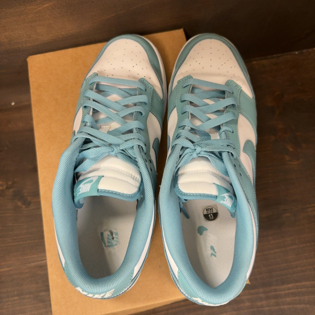 Nike Dunk Low Denim Turquoise Size 13 (Pre-Owned) - Image 5
