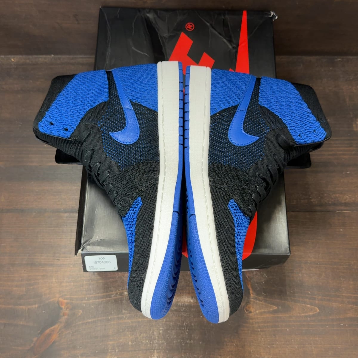 Jordan 1 Retro High Flyknit Royal Size 13 (Pre-Owned) - aux