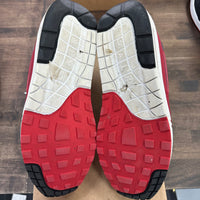 Wolf Grey/Gym Red Dark Grey Nike Air Max 1 Essential (USED, No Box)