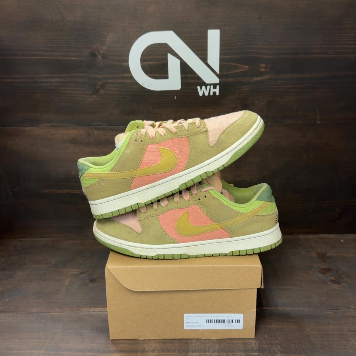 Nike Dunk Low Next Nature Sun Club Arctic Orange Size 10 (Pre-Owned) - front