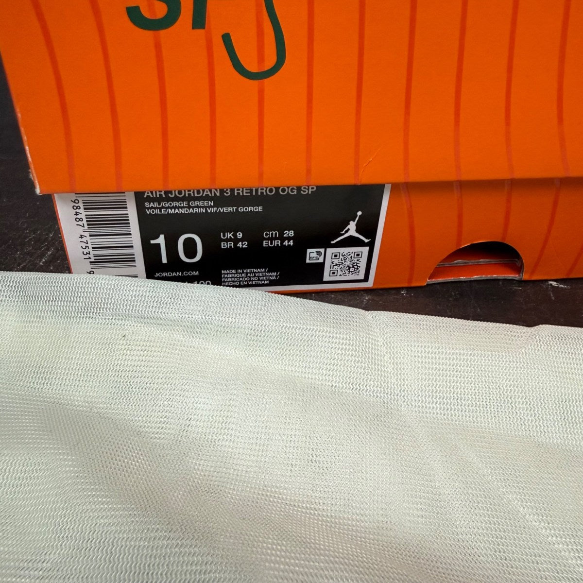 Jordan 3 Retro SP SoleFly Miami Size 10 - Image 8