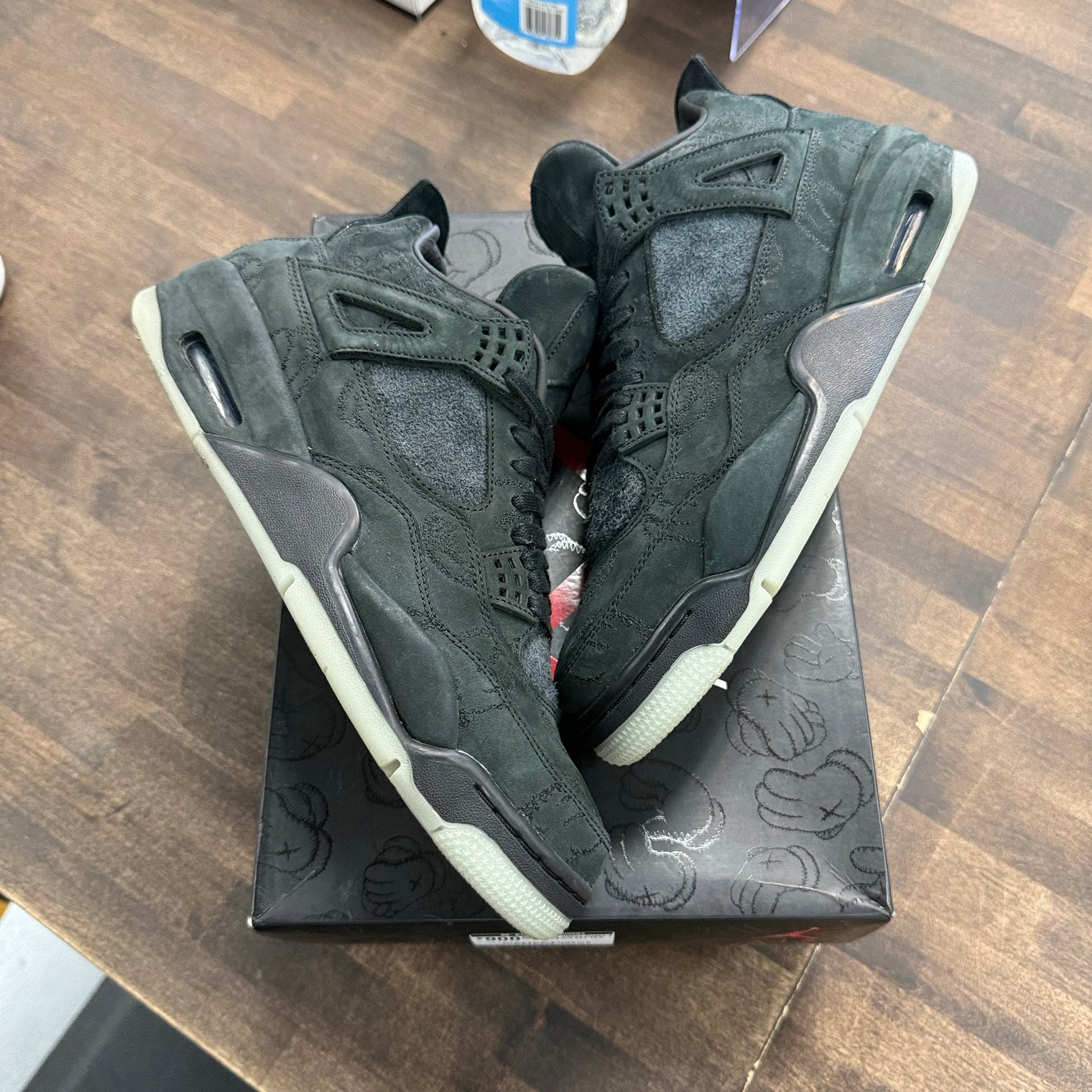Kaws Black Jordan 4 Retro (USED)