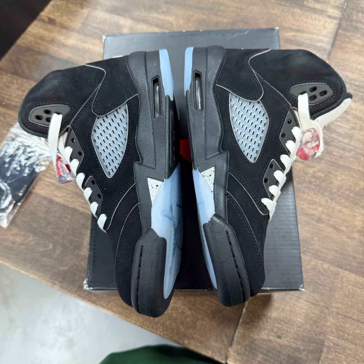 (GS) Black Metallic Jordan 5 Reimagined (Lightly Worn)