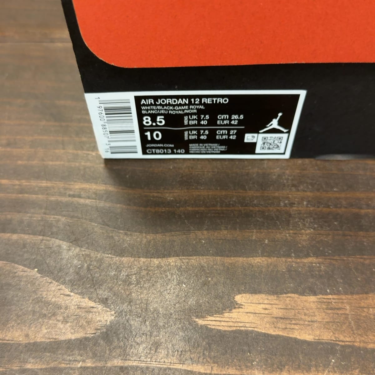 Jordan 12 Retro Blueberry Size 8.5 (Pre-Owned) - aux